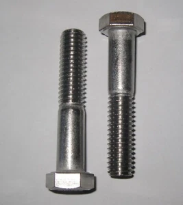 3/8 UNC x 2" Hexagon Bolt A2, 304 Stainless Steel Hex Bolt - Picture 1 of 6