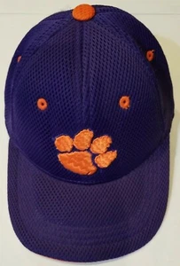 Top Of The World Youth One Fit Clemson Baseball Cap Hat Purple Orange - Picture 1 of 8