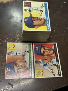 1955 TOPPS BASEBALL STARTER SET (105/210). BK $2275. 1/2 COMPLETED - Picture 1 of 1