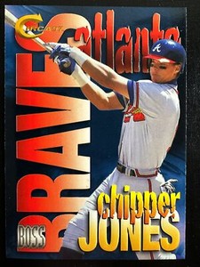 Chipper Jones 1997 Circa Boss Baseball Card Atlanta Braves #10