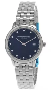 RAYMOND WEIL Toccata 34MM SS Blue Dial Women's Watch 5385-ST-50081 - Picture 1 of 4