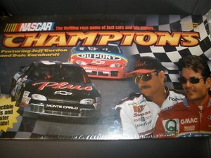 NEW Nascar Champions Milton Bradley Board Game Featuring Earnhardt & Gordon