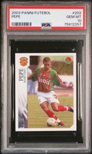 PSA 10 - Pepe Rookie Sticker - 2003-04 Panini Futebol
