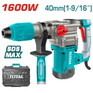 MARTELLO TASSELLATORE SDS-MAX SCALPELLATORE TRAPANO 1600W 10J TOTAL - Foto 1 di 1