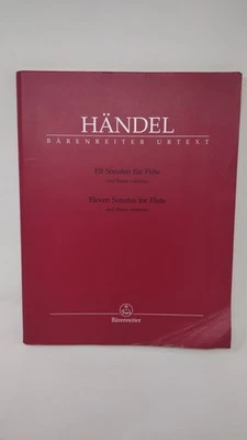 Handel - Eleven Sonatas for Flute and Basso Continuo - Barenreiter Paperback - Image 1 of 2