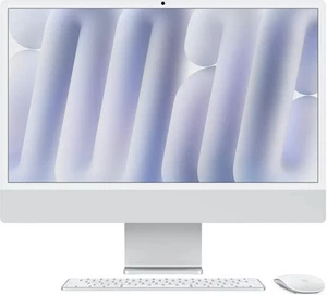 Apple iMac 24", silber | M4 10/10 | 16GB RAM | 512GB | Nanotexturglas - Afbeelding 1 van 5