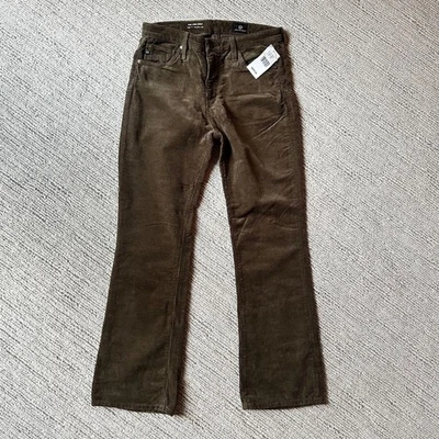 AG ADRIANO GOLDSCHMIED Jodi Crop Flare Tobillo Cordón Talla 26 ¡NUEVO CON ETIQUETAS $215!! Foto 1 de 3