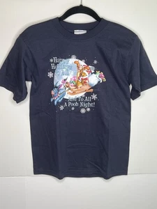 Camisa Disney Pooh Tigger Piglet Eeyore Felices Fiestas Para Todos Talla Niño L Nueva con Etiquetas - Imagen 1 de 9