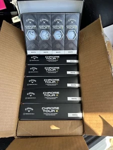 (NEW) Callaway Chrome Tour X Golf Balls White High Performance. 6 DOZEN - Picture 1 of 1