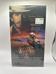 Pure Country VHS 1993  Tape George Strait Movie Cross My Heart VTG Western Music - Imagen 1 de 3
