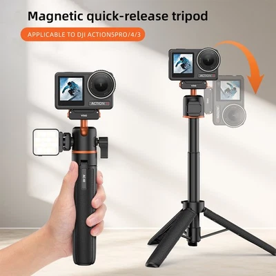 360 Portable Selfie Stick Handheld Tripod Stand For Osmo Action 5 Pro / 4/3/2 US - Image 1 of 4