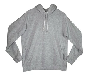 Lululemon City Sweat Pullover Hoodie Heathered Ultra Light Grey Men's Size Large - Picture 1 of 10