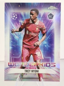 2024-25 Topps Chrome UEFA Club Competitions - Wonderkids Trey Nyoni WK-18 (RC) - Bild 1 von 2