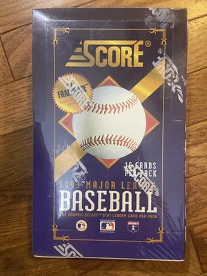 1993 Score Baseball Factory Sealed Box Possible Derek Jeter Rookie RC - Image 1 of 4