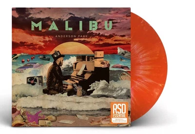 NEW Anderson Paak Malibu RSD ESSENTIALS Orange White Spatter Vinyl LIMITED LP - Image 1 of 4