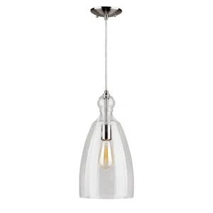 Forte Lighting 2673-01-55 Signature Mini Pendant Brushed Nickel - Picture 1 of 4