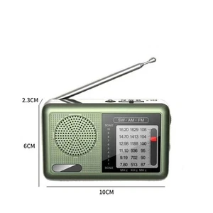 Multi Band Tragbares Radio mit 1200mAh Akku für Zuhause und Outdoor - Afbeelding 1 van 14