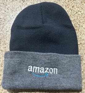 Berretto Amazon ricamato nero vestibilità atletica taglia unica - Foto 1 di 3
