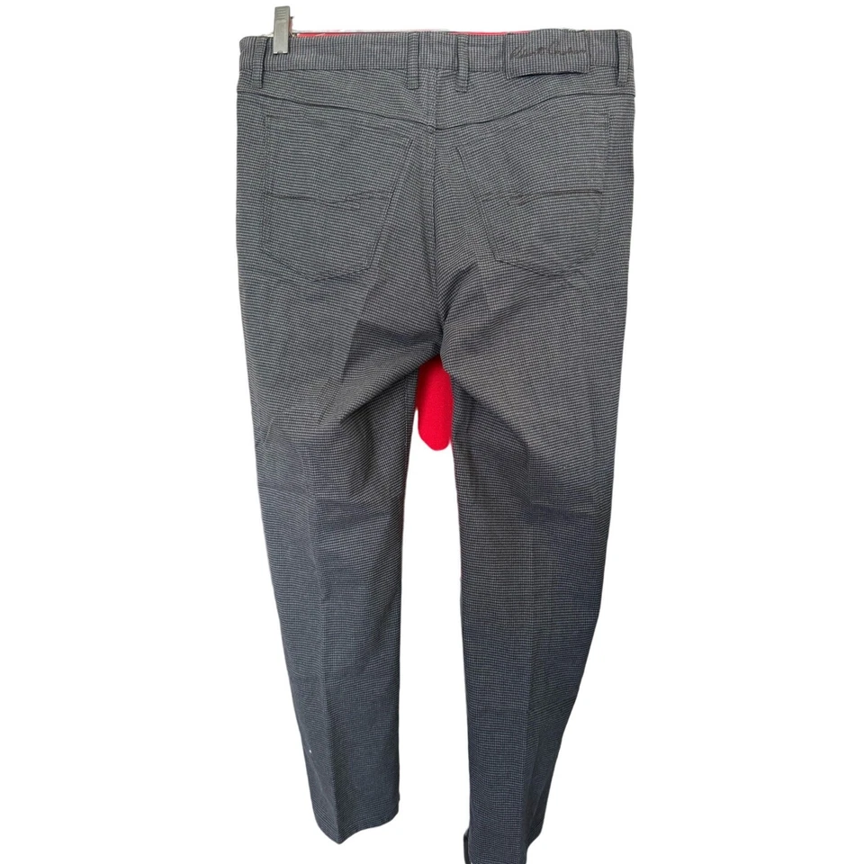 ROBERT GRAHAM HOMBRE VESTIDO HOLGADO PANTALÓN PANTALÓN DISEÑADOR TALLA 32/38 BONITOS PLIEGUES #314 Foto 1 de 4