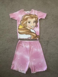 Vintage Beauty And The Beast Kids AOP T-Shirt 90s Pink Belle Tee SSI Disney 8 - Picture 1 of 9