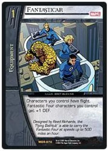 VS System: Fantasticar [Played] Marvel Origins TCG CCG Classic Marvel DC DH Dark - Image 1 of 1