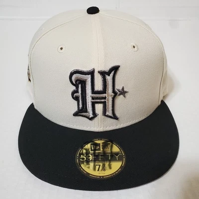 Houston Texans ajustado tamanho 7 3/8 New Era 59Fifty GITD rosa UV exclusivo - Imagem 1 de 4