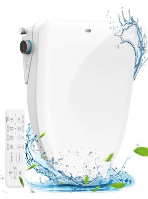 iliD Smart Bidet Toilet Seat, Electric Elongated Ecoseat with Four Cleaning M... - Image 1 of 4