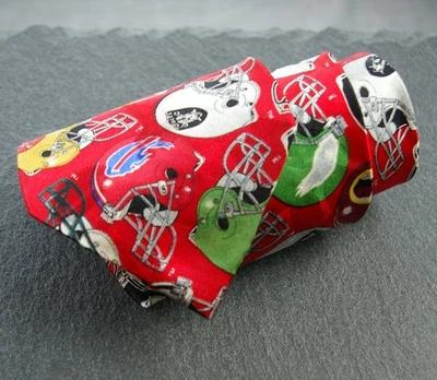Equipo NFL Corbata Rojo Fútbol Cascos Gigantes Vaqueros 49ers Buffalo Bills Corbata Foto 1 de 4