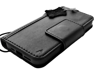 Funda de Cuero Genuino para Iphone 14 13 12 15 16 Pro Max Cartera Libro Plus Magnética - Imagen 1 de 6