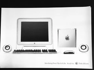 Apple Computer Mac World 2000 New York Posters G4 Cube 24"x 36" - Picture 1 of 4