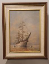 Oil Painting On Board By Clem Spencer. DAR POMORZA.   Signed By Artist