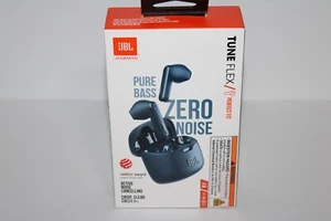 JBL Tune Flex True Wireless Noise Cancelling Earbuds - Blue Factory Sealed - Picture 1 of 5