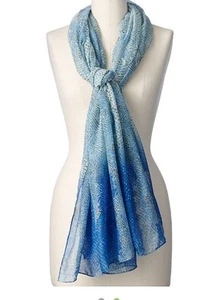 APT.9 Women's Snakeskin Oversized Sheer Scarf "MINT JULEP" One Size NEW Tags - Picture 1 of 5