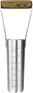 Bulb Planter Tool 6 In Mark Hand Non-Bending Stainless Steel Garden Transplanter - Picture 1 of 6