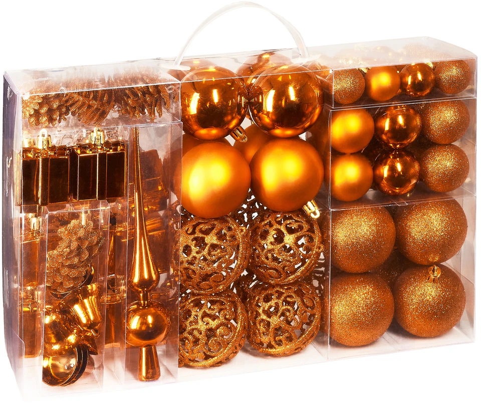 BRUBAKER 101 Piezas Adornos de Árbol de Navidad Irrompibles - Varios Colores Foto 1 de 4