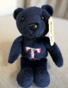Cooperstown Official Texas Ranger Rafael Palmeiro #25 Baseball Blue Mini Bear 7" - Picture 1 of 11