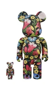 NEW SEALED Designer Con Exclusive Dabsmyla Cosmic Bloom Bearbrick 400% 100% Set - Picture 1 of 5