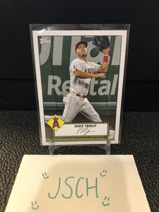 Mike Trout 2021 Topps 1952 Topps Redux T52-27 Los Angeles Angels