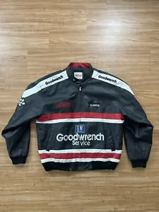 Vintage Chase Authentics NASCAR Dale Earnhardt Leather Jacket size XL - Picture 1 of 9