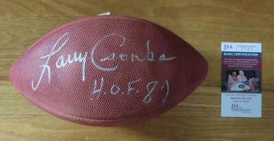 Official Wilson HOFer LARRY CSONKA signed MIAMI DOLPHINS Football JSA AT12970 - Image 1 of 2