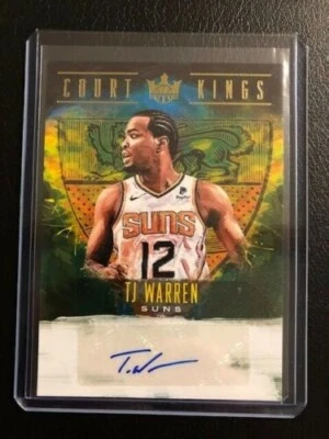 2018-19 Panini Court Kings TJ Warren 'Court Kings' Auto #016/149 Suns  - Image 1 of 2