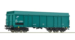 ✅ROCO 76968 - Carro merci aperto, FS 4 assi livrea verde - Imagen 1 de 4