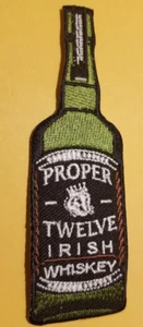 Proper Twelve Irish Whiskey Embroidered Patch worldwide approx 1.25 X 4.25" - Bild 1 von 2