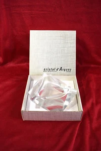 POSACENERE CRISTAL D'ARQUES FRANCIA con scatola ORIGINALE ANNI '70 - Picture 1 of 6