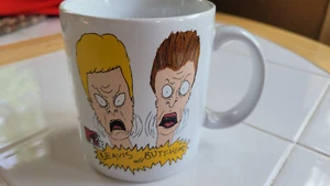 Beavis And Butthead Coffee Mug Cup 12oz Original 1993 MTV 90s Cartoons - Picture 1 of 5
