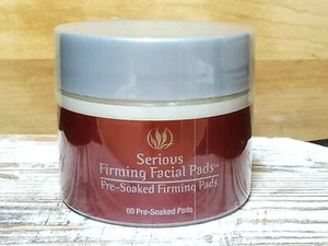 Serious Skin Care ~ Firming Facial Pads ~ 60 pre-soaked pads NEW SEALED - Picture 1 of 3