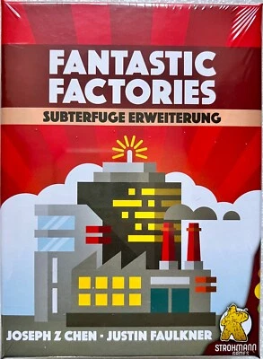 Fantastic Factories Subterfuge Strohmann Brettspiel Kennerspiel Strategiespiel - Bild 1 von 4