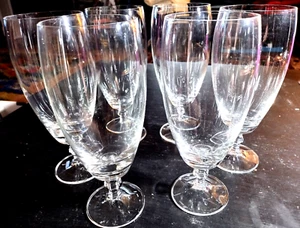 Lenox LC6 ~ SIX Iced Tea Glasses, 7-7/8" Tall Clear - Picture 1 of 4