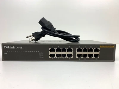 D-Link DSS 16 + Plus Unmanaged 16-port Desktop Fast Ethernet Switch - Image 1 of 4