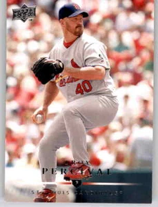 2008 Upper Deck Troy Percival Base Card MLB PWE UD Cardinals #65 - Picture 1 of 2
